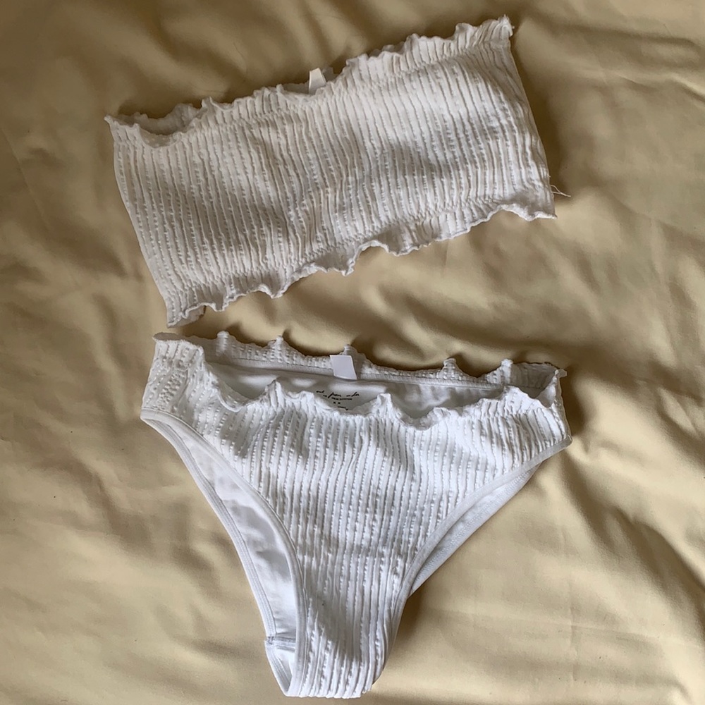 Urban Outfitters Puckered Bikini Set
